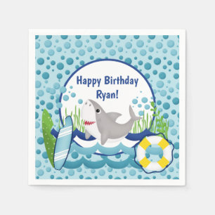 Shark Birthday Servet
