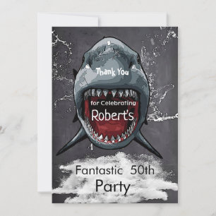 Shark Birthday Shark Attack, Bedankkaart