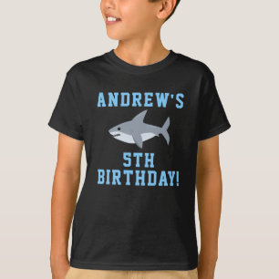 Shark Birthday T-shirt All Star Kind Child