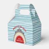 Shark Bite Any Age Birthday Party Favor Box Bedankdoosjes (Voorkant Zijde)