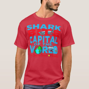 Shark Bite Capital in World New Smyrna Daytona T-shirt