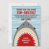 Shark Bite Elke dag van de eeuwwisseling Bedankkaart (Voorkant)