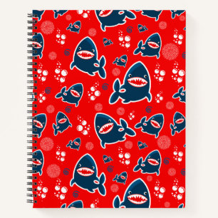 Shark Bite-Notitieboek Notitieboek