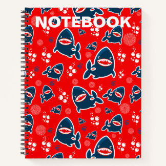 Shark Bite-Notitieboek Notitieboek