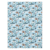 Shark Blue Zee Ocean Fish Animals Thema Jongensfee Tafelkleed (Voorkant)