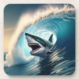 Shark Bump en Bite Bier Onderzetter