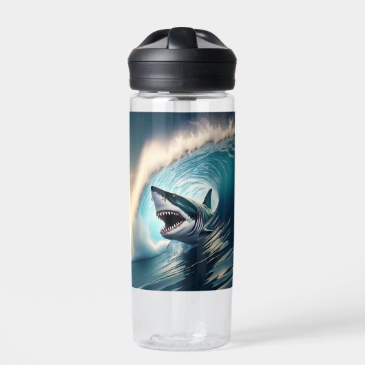 Shark Bump en Bite Waterfles (Voorkant)