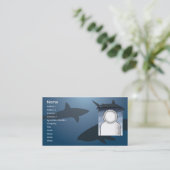 Shark - Business Visitekaartje (Staand voorkant)