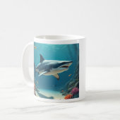 Shark Ceramic Coffee Mok (Voorkant links)
