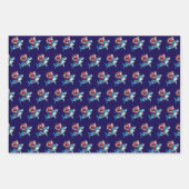 Shark Christmas Gift Wrap Inpakpapier Vel (Voorkant 3)