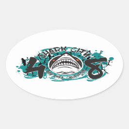 Shark City Bay Area 408 Sticker