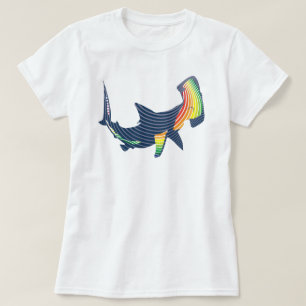 Shark Color Swirl T-shirt