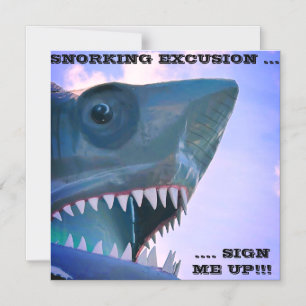 Shark Cruise Deurmagneet Magnetische Uitnodiging