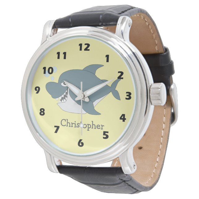 Shark Design Horloge (Gekanteld)