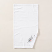 Shark Design Monogrammed (Serviette à main)