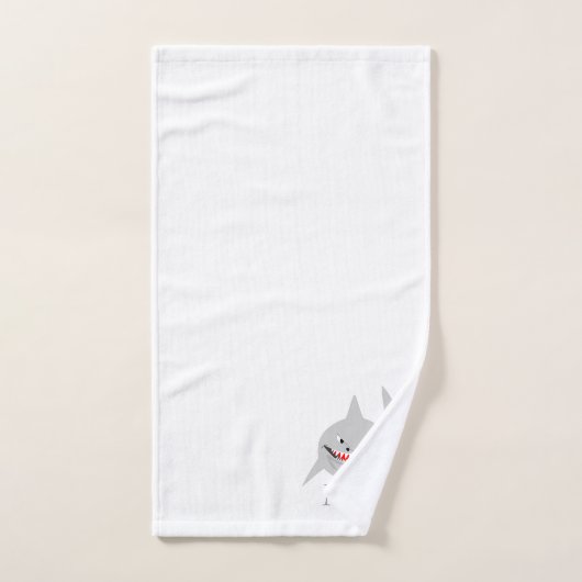 Shark Design Monogrammed (Serviette à main)