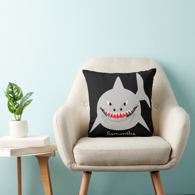 Shark Design Personalised Kussen (Stoel)