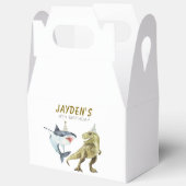 Shark & Dino Birthday Party  Bedankdoosjes (Open)