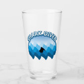 Shark Diver Glas (Voorkant)