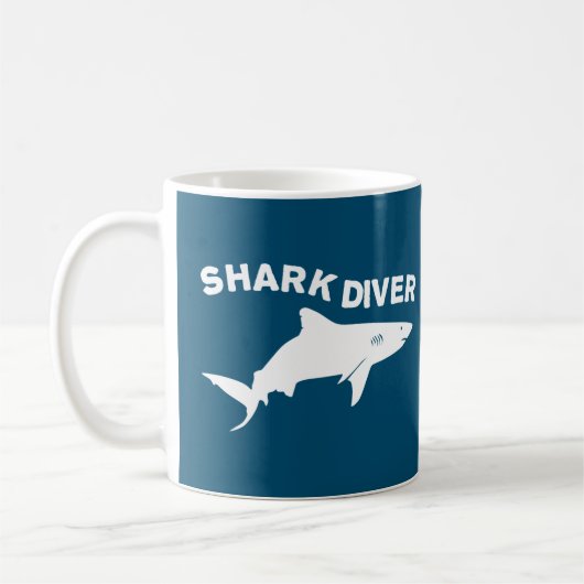 Shark Diver Koffiemok (Links)