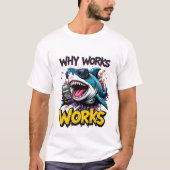 Shark drôle avec T-shirt calculatrice (Devant)