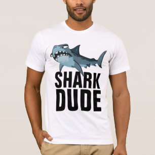 SHARK DUDE MANNEN T-SHIRTS