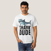 SHARK DUDE MANNEN T-SHIRTS (Voorkant volledig)