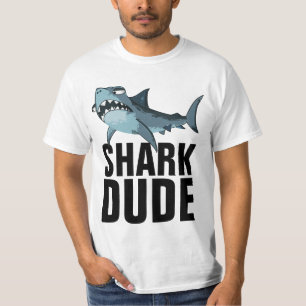 SHARK DUDE MANNEN T-SHIRTS