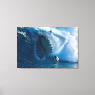 Shark Face Canvas Afdruk