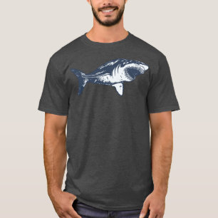 Shark Face Great White Shark Pullover