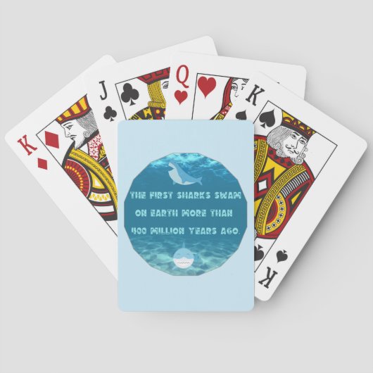 Shark Fact Pokerkaarten (Achterkant)
