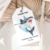 Shark feestfavor-taggen  cadeaulabel