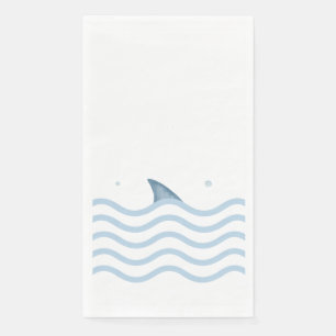 Shark Fin Baby shower Papieren servetten