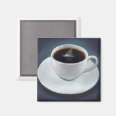 Shark Fin Coffee Magnet Magneet (Voorkant / Achterkant)