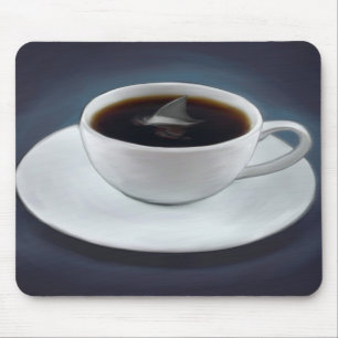Shark Fin Coffee Mousepad Muismat