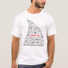 Shark Fin Multi-Language T-Shirt