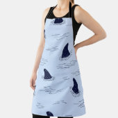 Shark Fin Ocean Pattern Schort (Insitu)