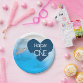 Shark First Birthday Party Paper Bord (Feest)