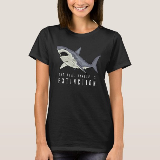 Shark Fish Megalodon Prehistoric Shark Haifisch Sh T-shirt (Voorkant)