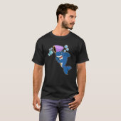 Shark Fisher Fish Vist T-shirt (Voorkant volledig)