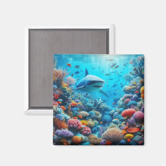Shark Fridge Magnet (Recto/Verso)