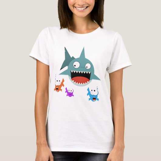 Shark Fun Dames Tanktop (Voorkant)