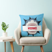 Shark Funny Personalized Kussen (Stoel)