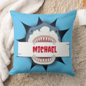Shark Funny Personalized Kussen (Deken)