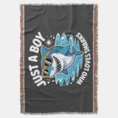 Shark Funny Quote Deken (Voorkant Verticaal)