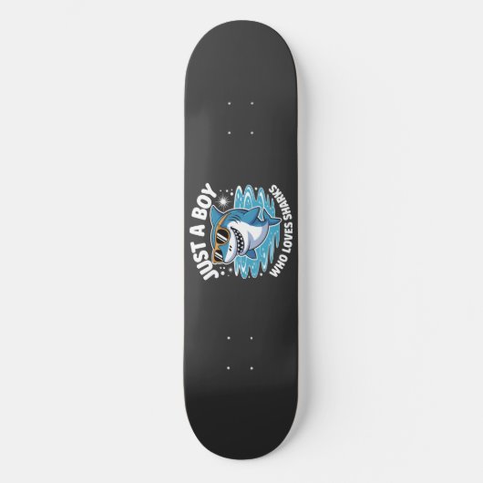 Shark Funny Quote Skateboard (Voorkant)