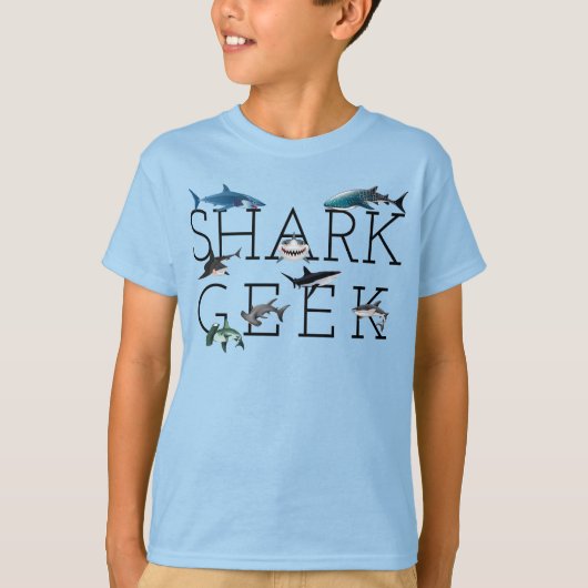 Shark Geek T-shirt (Voorkant)