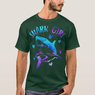 Shark Girl is gewoon een meisje dat van haaien hou T-shirt