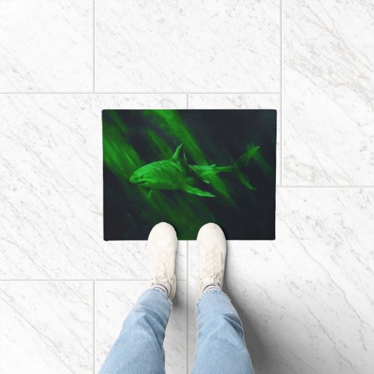 Shark Green 18 x 24 Deurmat (Binnen)