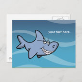 Shark Grin Briefkaart (Voorkant / Achterkant)